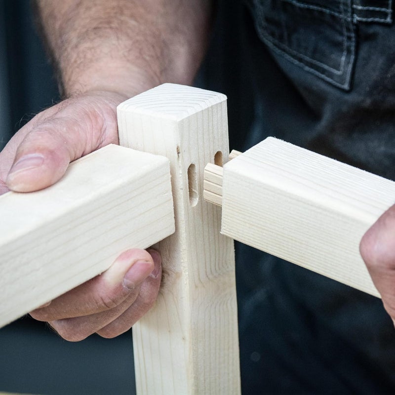 Trend 50pcs Beech Wood Dominos 8 x 40mm for Festool Domino Machine, 5/16 Inch x 1 9/16 Inches Loose Tenons for Woodworking Joinery and Furniture Framing, TEN/8X40/50 - Image 5